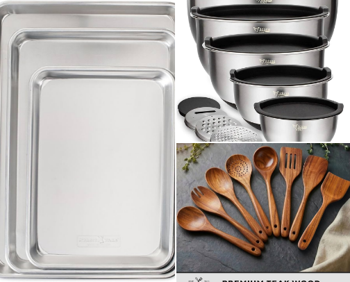 Kitchen Essentials cover photo collage