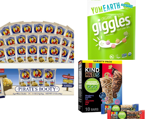 Red 40 dye FREE snacks? YES PLEASE ✨ cover photo collage