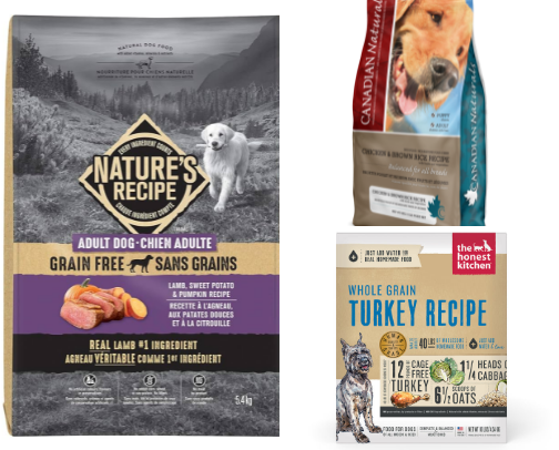Dog food cover photo collage
