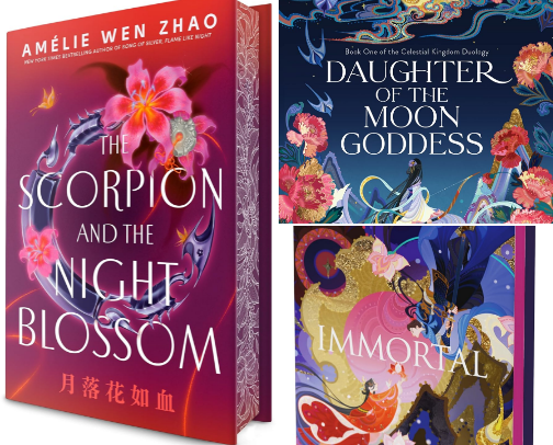 Asian Folklore and Mythology Romantasy Book Recommendations cover photo collage