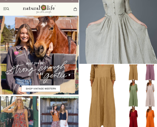 Positive Clothing cover photo collage