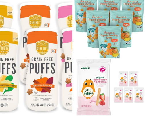 Toddler Snacks cover photo collage