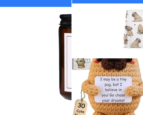 For the Love of Pugs cover photo collage