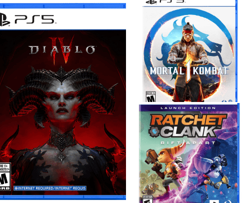 My Top Video Games cover photo collage