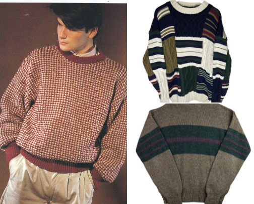 Grandma knitted pullover for autumn and winter!👵🏻 cover photo collage