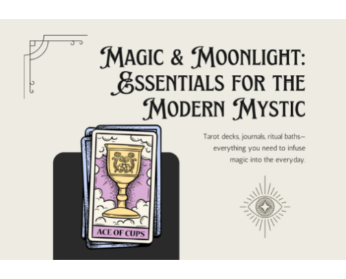magic & moonlight: essentials for the modern mystic cover photo collage