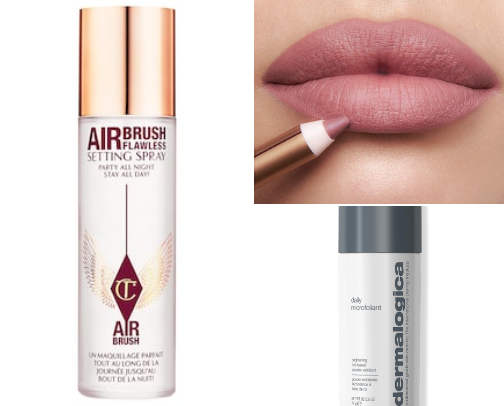 Favorite skin care products cover photo collage