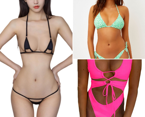 Bikinis On Amazon cover photo collage