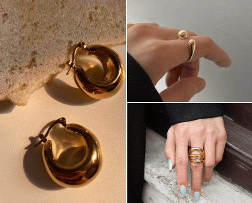 Bold Jewelry ✨ cover photo collage