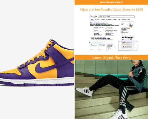 Shoes cover photo collage