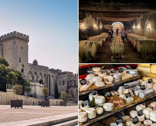 Places to visit in Avignon  🇫🇷 💜 cover photo collage