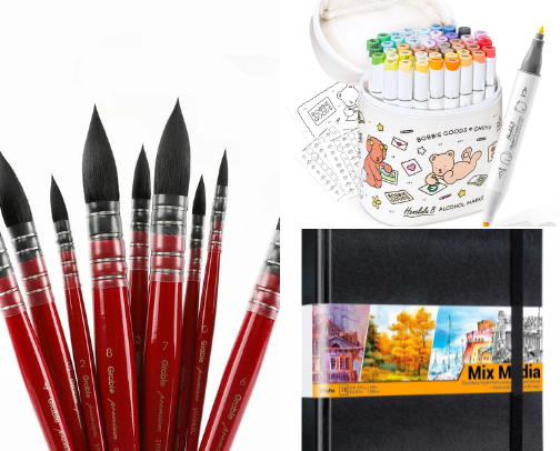 Must-Have Art Supplies 🎨 cover photo collage