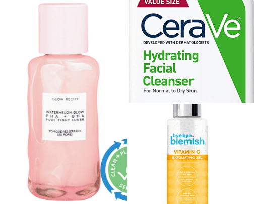 Skin Care 🫧 cover photo collage
