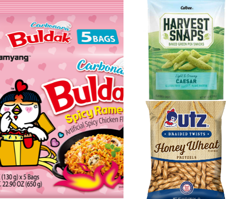 the fun part: snacks 😋🍜 cover photo collage