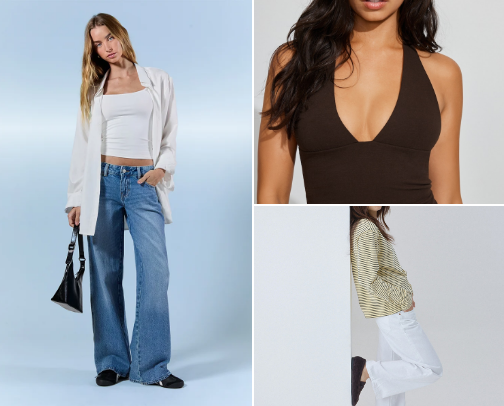 Clothing must haves cover photo collage