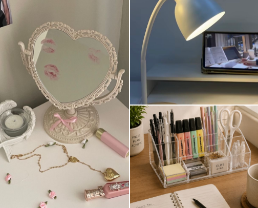 Cute Room & Desk Finds cover photo collage