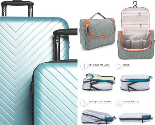 What I take when I travel cover photo collage