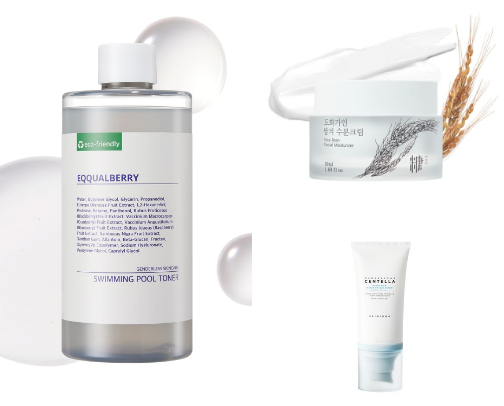 skincare💧 cover photo collage