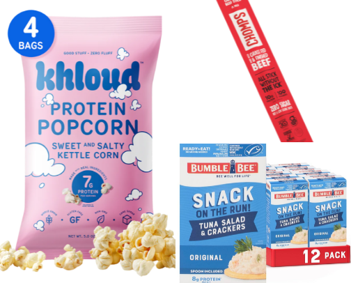 Healthy on the Go Snacks! ✈️🚗🚶‍♀️ cover photo collage