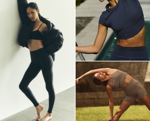 My yoga essentials cover photo collage