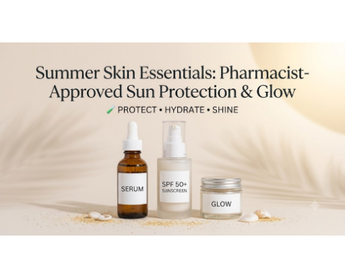 Summer Skin Essentials cover photo collage