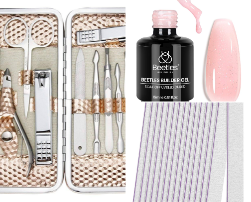 DIY At Home Nails cover photo collage