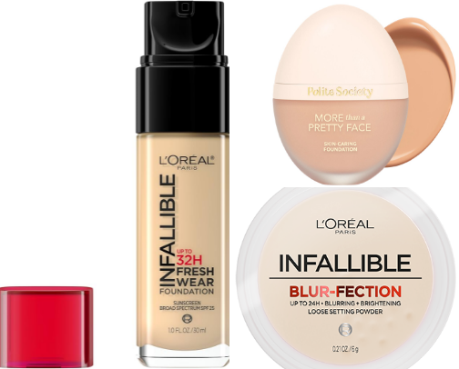 My makeup products recs cover photo collage