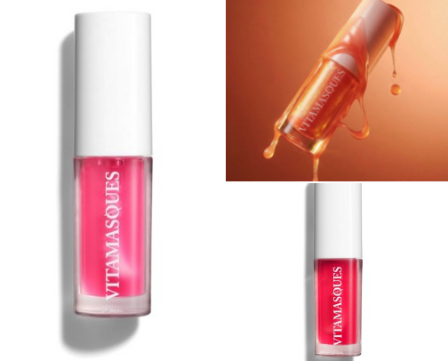 Glow up in seconds ✨ Vitamasques cover photo collage