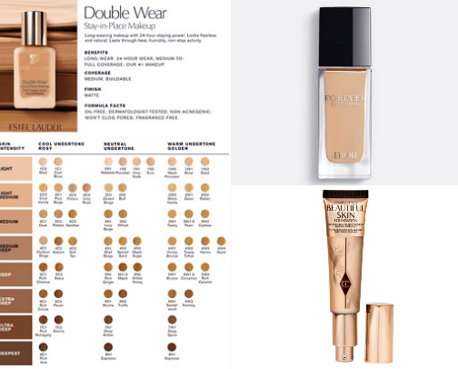 Makeup and skincare cover photo collage