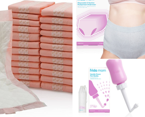 Postpartum Recovery Items 👩🏻‍🍼 cover photo collage