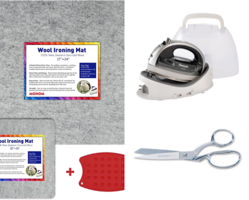 My favorite quilting tools cover photo collage