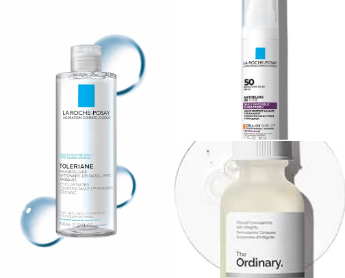 Gentle Skincare for Sensitive Skin (Calming & Minimal) cover photo collage