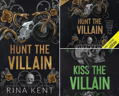 Read Free - Companion reads to Hunt the Villain: A Dark MM College Mafia Romance cover photo collage