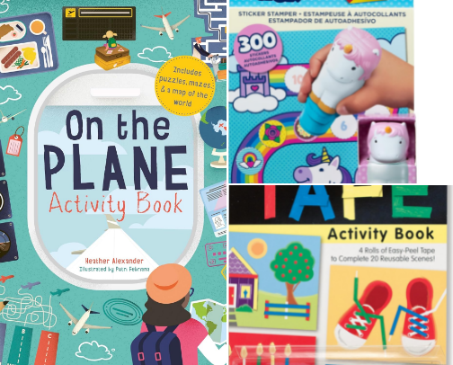 I’m Bored! Screen Free Kids - Travel Friendly Activities Edition cover photo collage