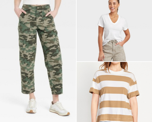 Simple, basic, everyday clothes cover photo collage