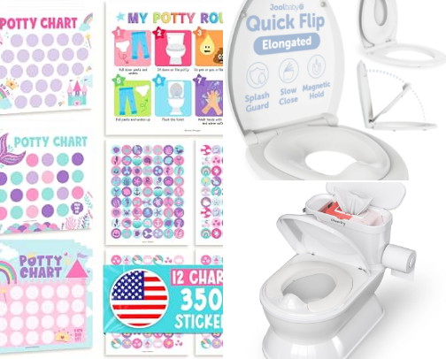 Three Year Old Potty Training?!?! cover photo collage