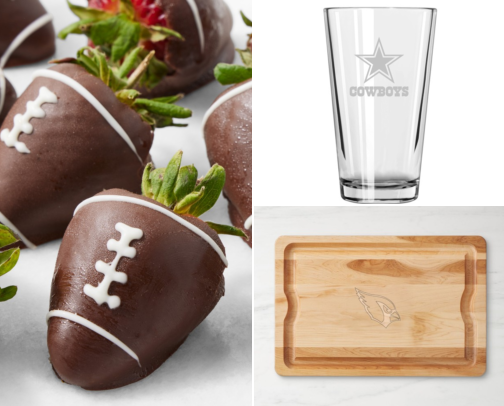 Football Game Day Finds: Party Essentials, Decor & Fan Gifts cover photo collage