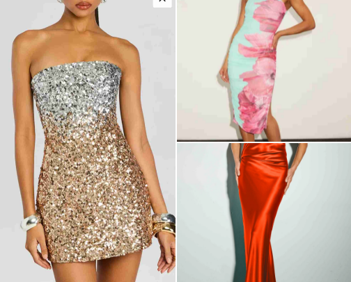 Dresses for prom,party,wedding arival,beach,birthday...🎉💖💐 cover photo collage