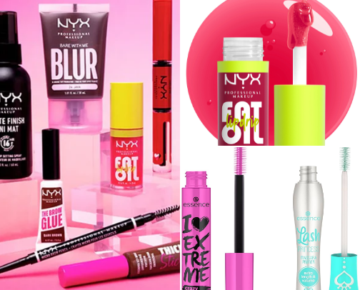 Beauty Essentials: Makeup & Skincare for a Radiant You cover photo collage