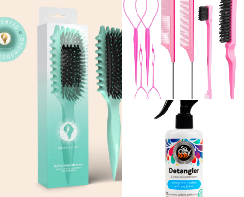 Curly Toddler Hair Care Holy Grails! cover photo collage