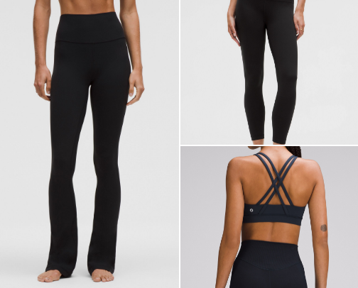 lululemon favorites for comfy lounging and also workout vibes cover photo collage