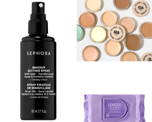 My favorite beauty recs cover photo collage