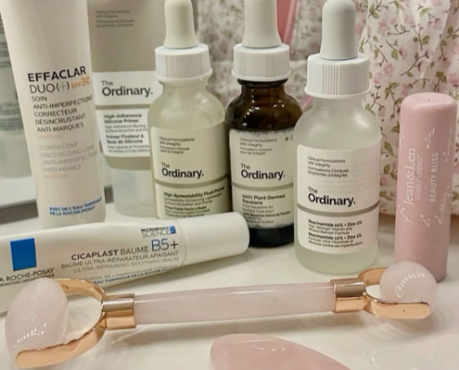 Face and body care products 🧖🏻‍♀️🫧 cover photo collage