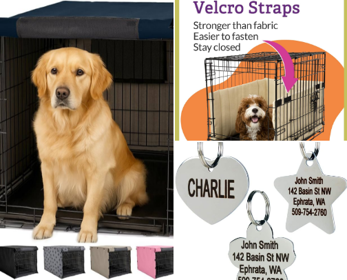 Aesthetic Dog Crate Glow-up Ideas cover photo collage