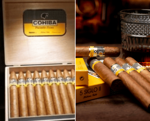 Cohiba Cigars cover photo collage