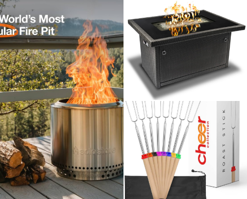 Backyard Fire Pit & S'mores Night Essentials: Top Amazon Picks for Central Florida cover photo collage