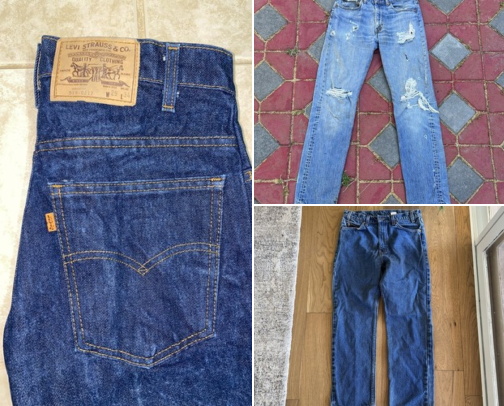 Vintage Orange Tab Levi's - Up and coming vintage? cover photo collage