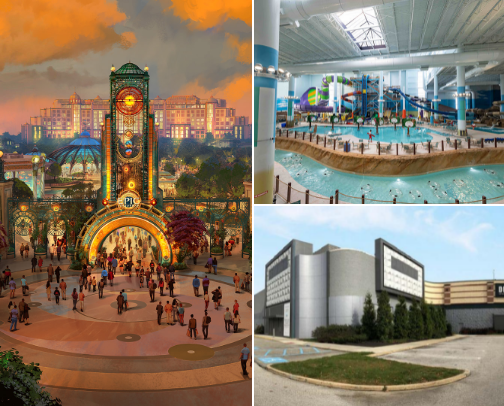 Vacation destinations cover photo collage