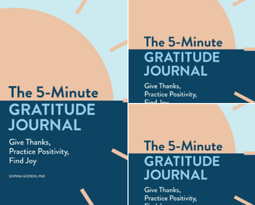 The 5-Minute Gratitude Journal: Give Thanks, Practice Positivity, Find Joy collection cover photo collage