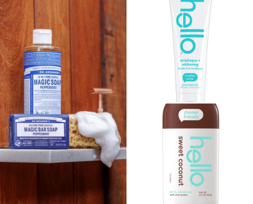 Body care cover photo collage